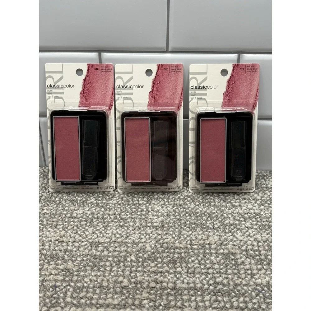 3 Pack Cover Girl Classic Color Blush Iced Plum 510 Original